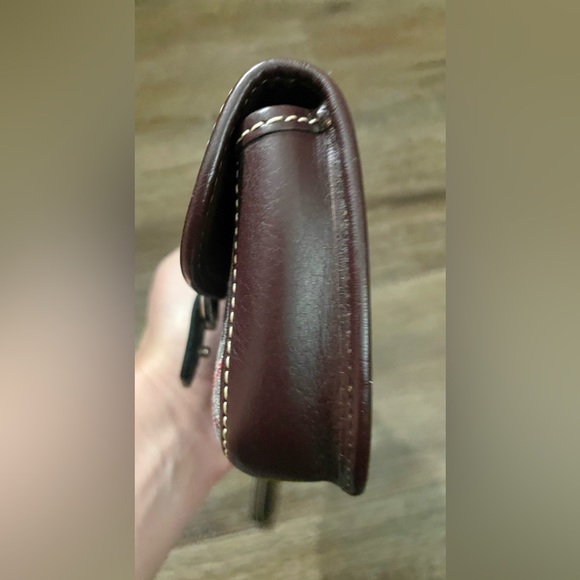 Dooney and Bourke Wristlet Bag Coin Purse Logo Designer Buckle Snap D & B - Picture 9 of 11